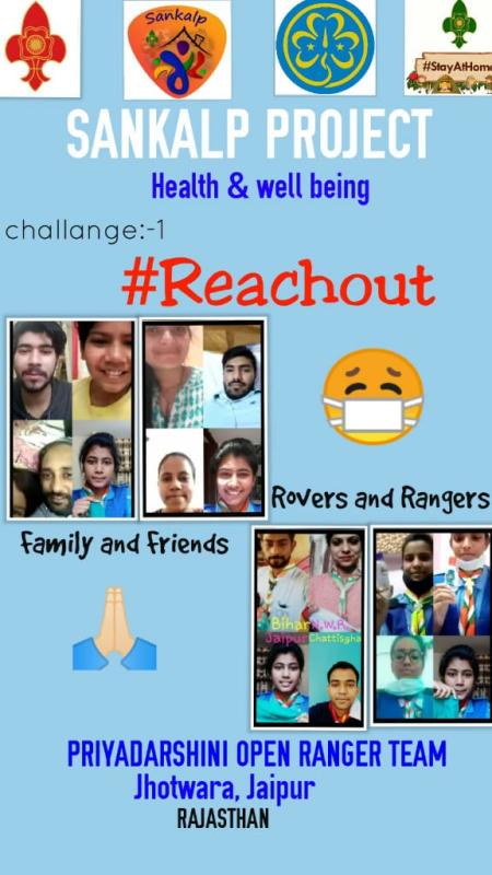 health $ well being Challenge 1 #Reachout
