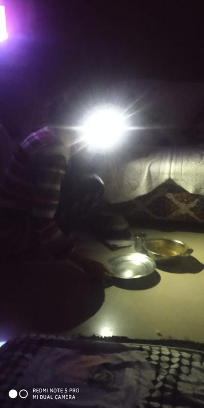 #Dinner in the dark