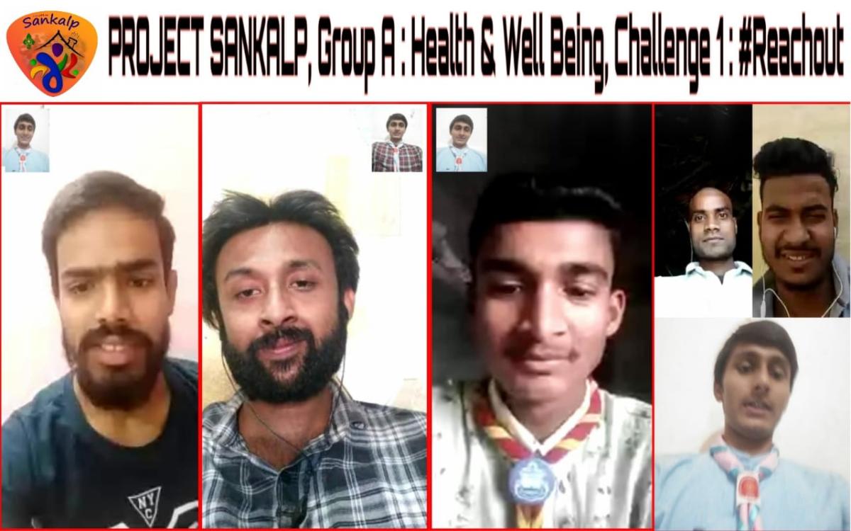 SANKALP PROJECT⚜️ 
Group A : Health & well being 
Challenge 1 : #reachout