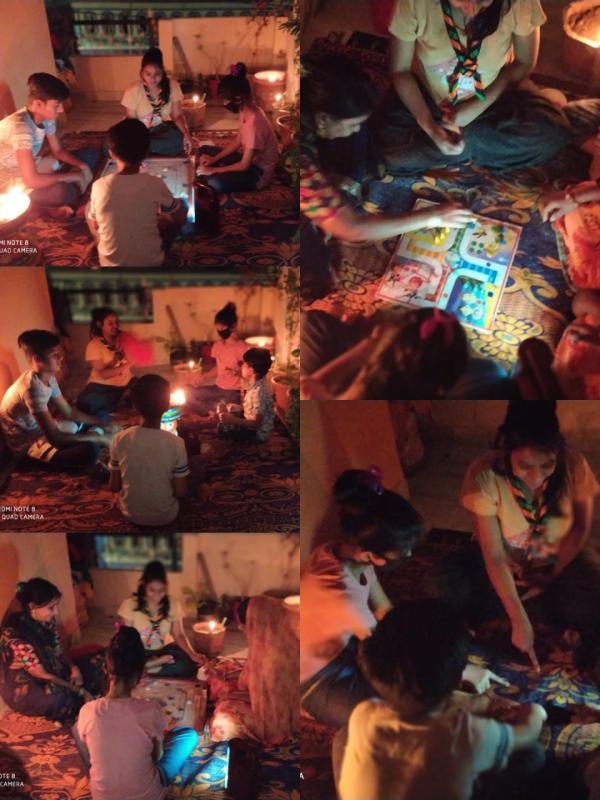 GAME AT NIGHT WITH FAMILY MEMBERS