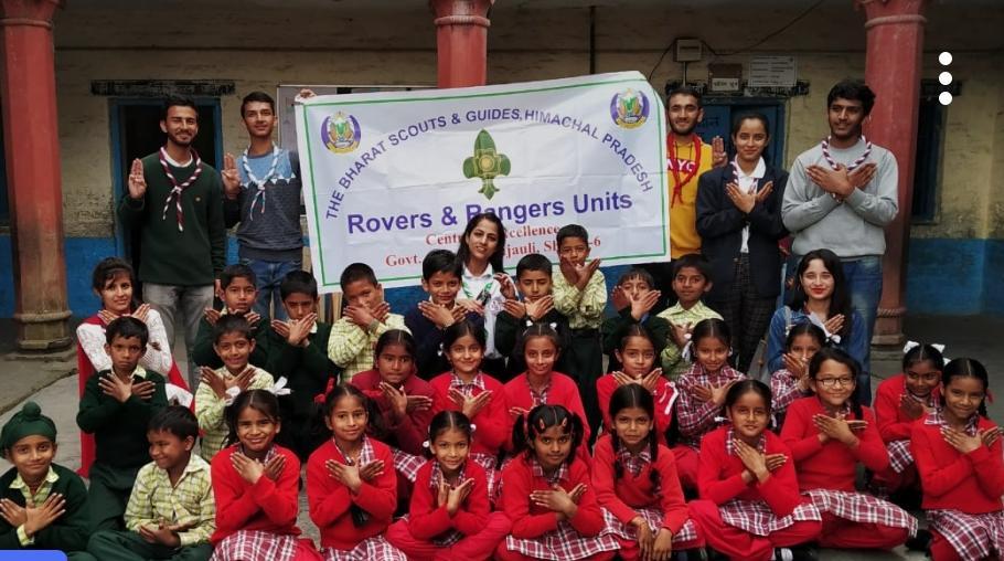 Awaring school students about Personal Hygiene