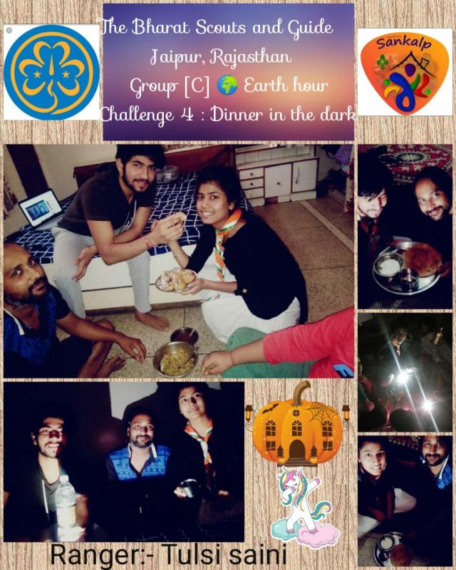 Sankalp project Group [C] :- challenge 4 Dinner in the dark