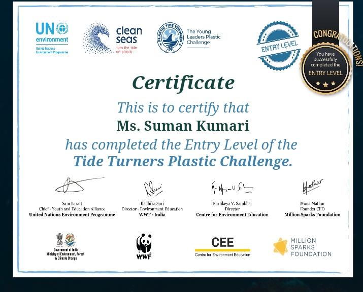 [B] Environment & Sustainability ➢ Challenge 2 – # Plastic Tide Turners Challenge