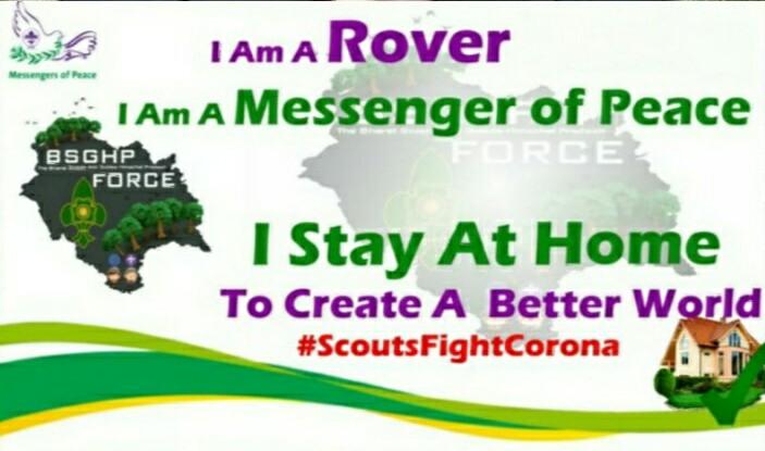 #awareness of covid 19 with digital poster published by bsghp. 