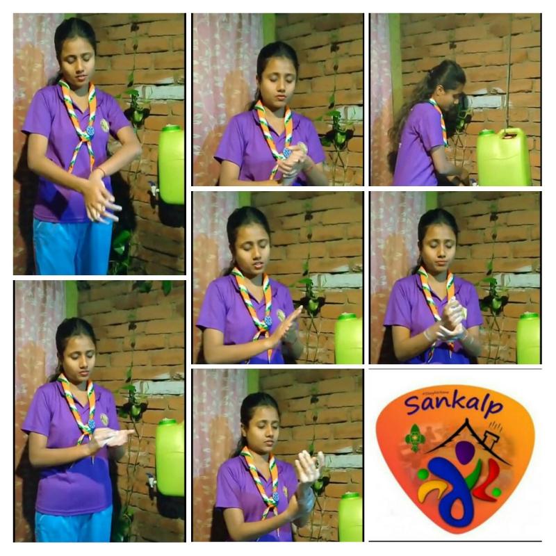 Sankalp Project Point (A)HEALTH AND WELL BEING Challenge (3) #HANDWASH