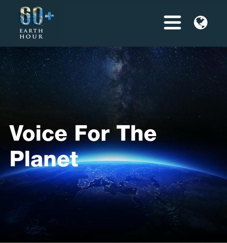 As per SANKALP POINT(C)_EARTH_HOUR
Challenge 1.
#VOICE FOR THE  PLANET
