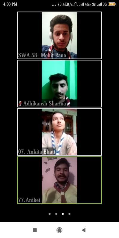  First Virtual Meeting By GC Palampur , H.P