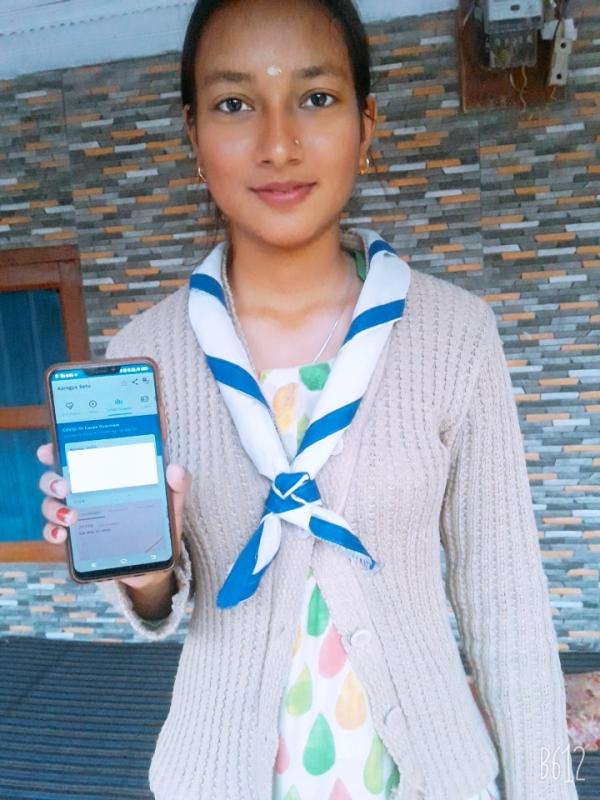 Awareness regarding Corona by Arogya Setu App