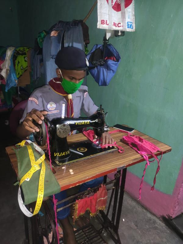 Masks Preparation for needy people 