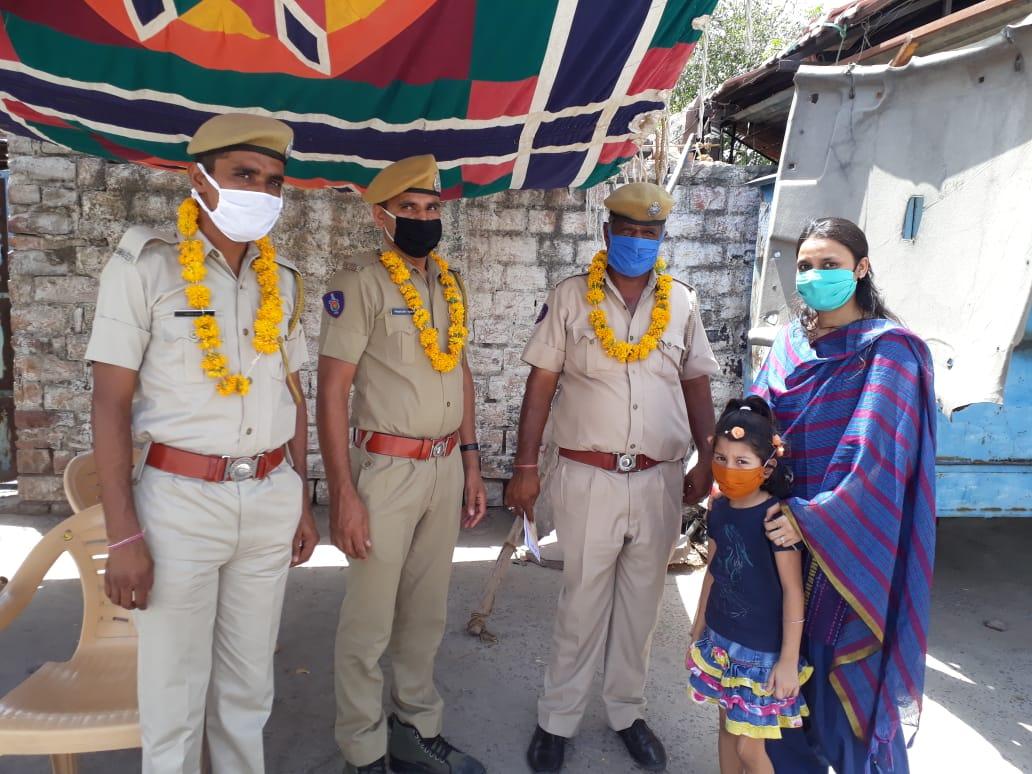  covid 19 मे योद्धा का किया सम्मान BSG DHQ Jodhpur Rajasthan India 