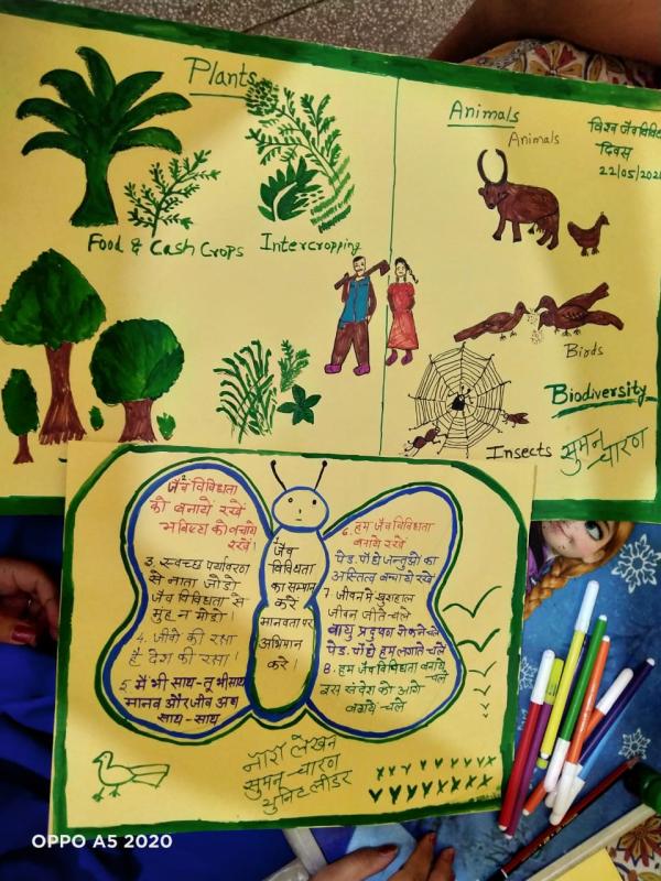 poster making by unit leader suman charan