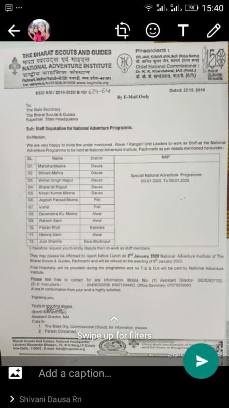 Special National Adventure program