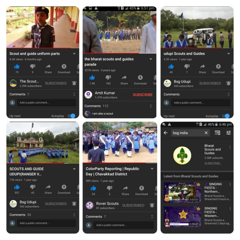 YouTube Channel of BSG


