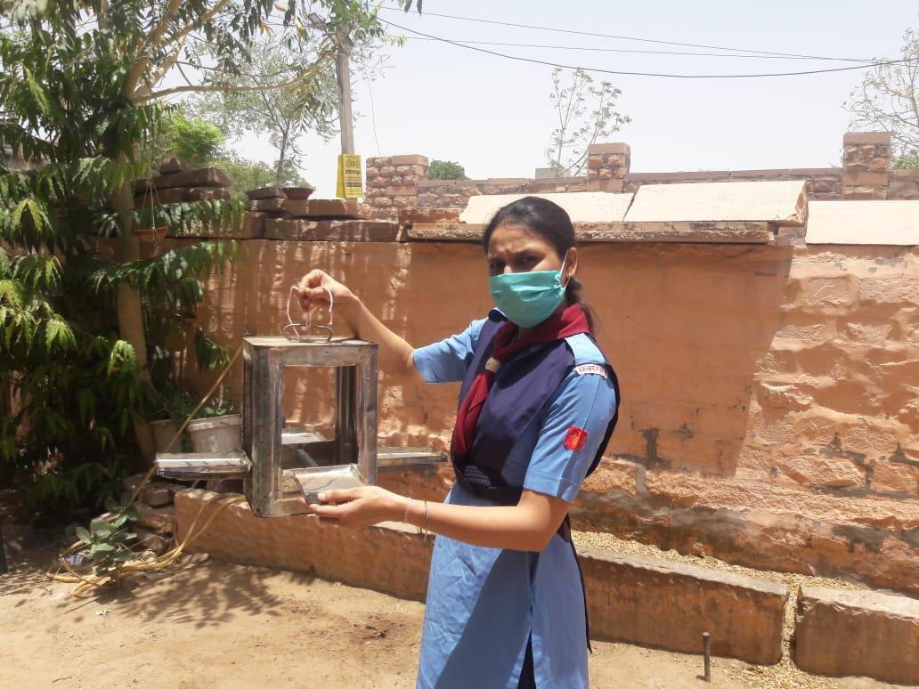 "पक्षीयों के लिए बनाया पक्षी घर" BSG-DHQ-JODHPUR,RAJASTHAN 