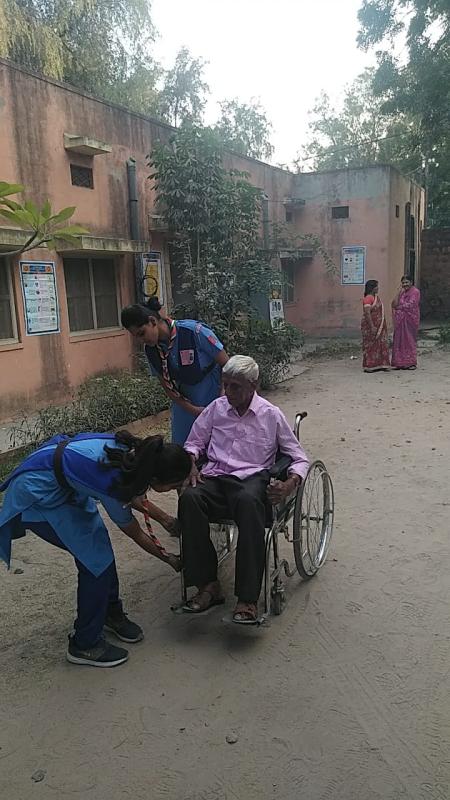 Volunteer# Election duty ....Brighten lives