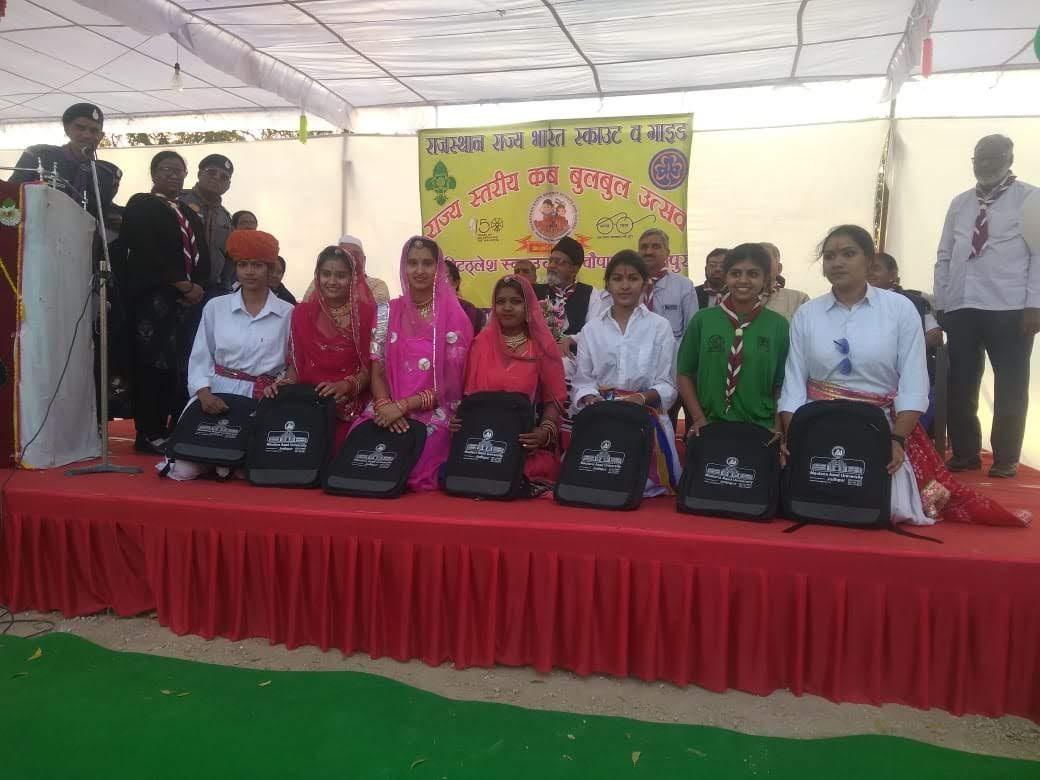 service at State  level cub bulbul camp