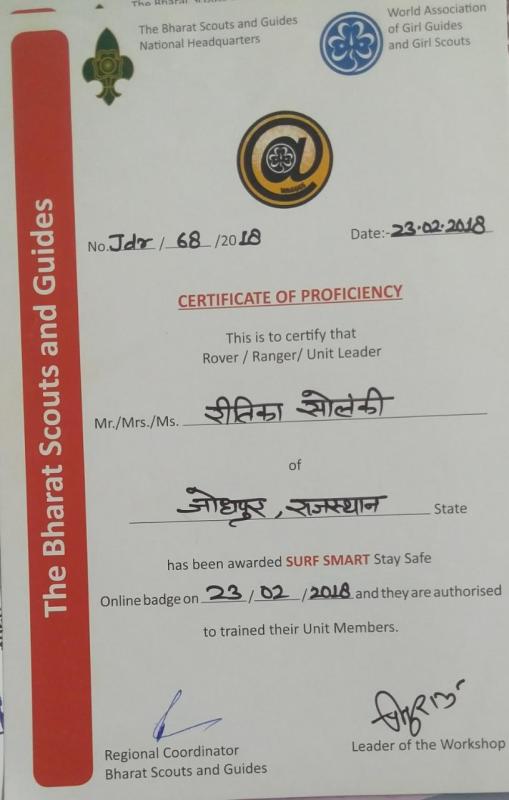 Surf smart. #Safe from harm online 