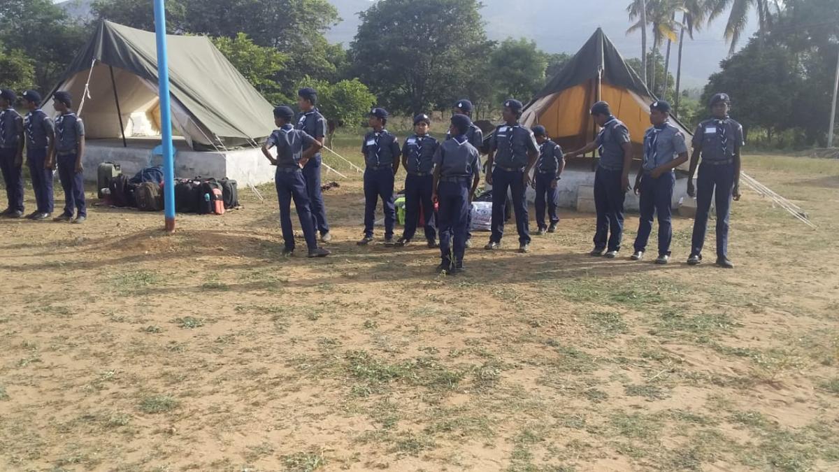 SERVICE CAMP IN RAJYAPURASKAR TEST CAMP