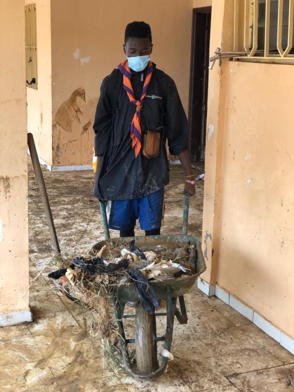Inondations en Côte d'Ivoire : Les scouts agissent