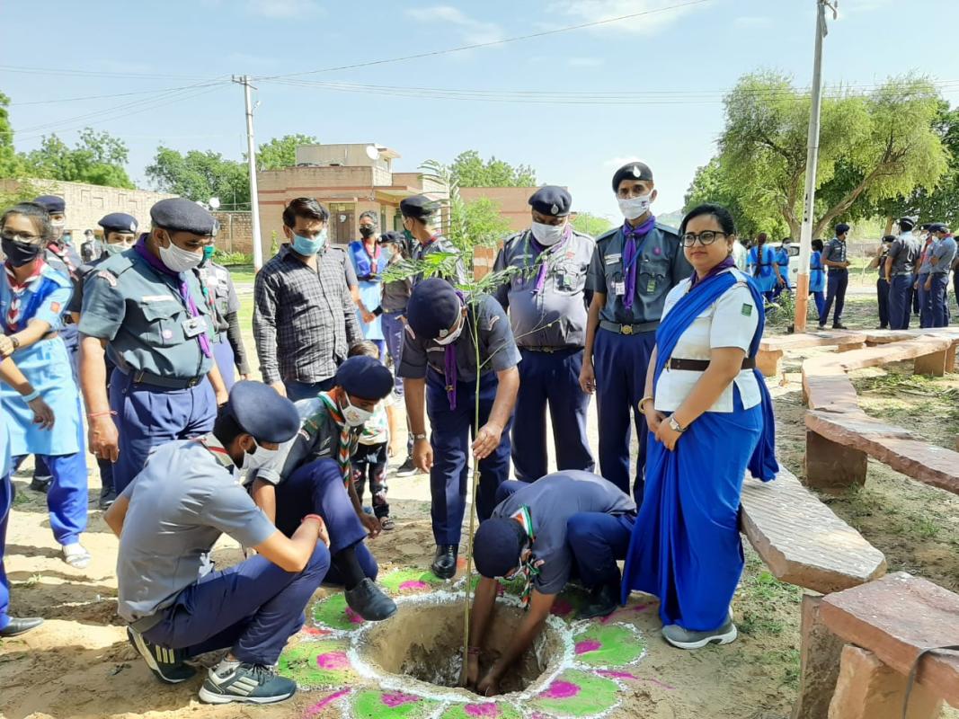 मंडल प्रशिक्षण केंद्र चौपासनी में किया गया पौधारोपण कार्यक्रम #BSG DHQ JODHPUR , RAJASTHAN, INDIA