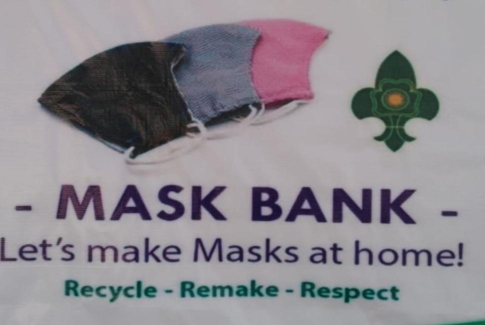 Masks in various parts of city