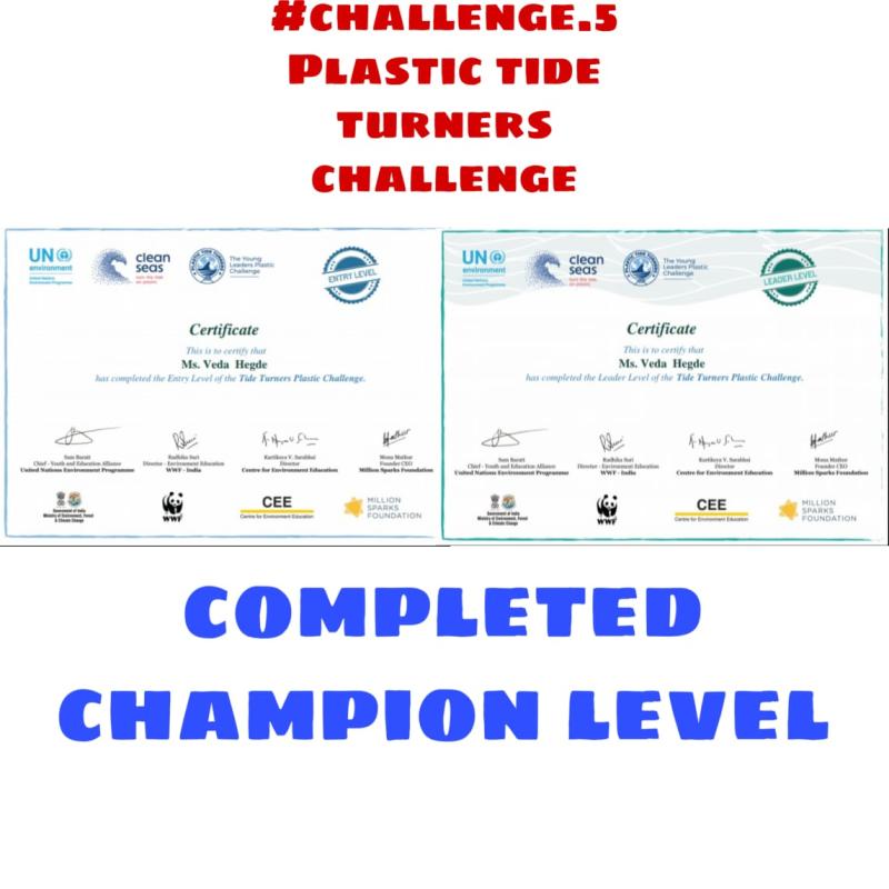Udaan - Wings of hope | Challenge 5 Plastic Tide Turners Challenge