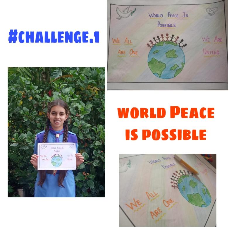 Udaan - Wings of hope | Challenge.1 World peace is possible