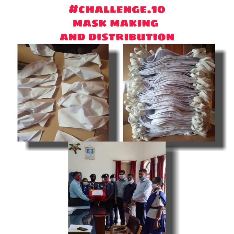 Udaan - Wings of hope | Challenge 10 Mask making