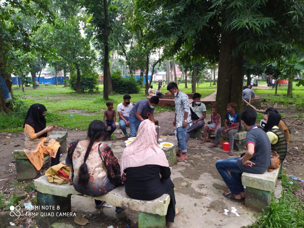 পথশিশুদের ঈদ আনন্দ