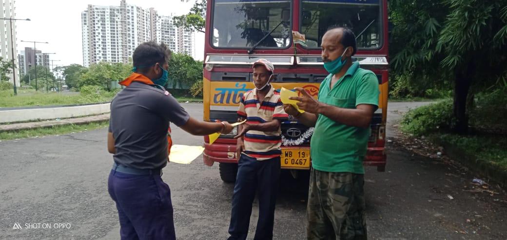 DISTRIBUTION OF ANTI-DENGUE LEAFLETS
