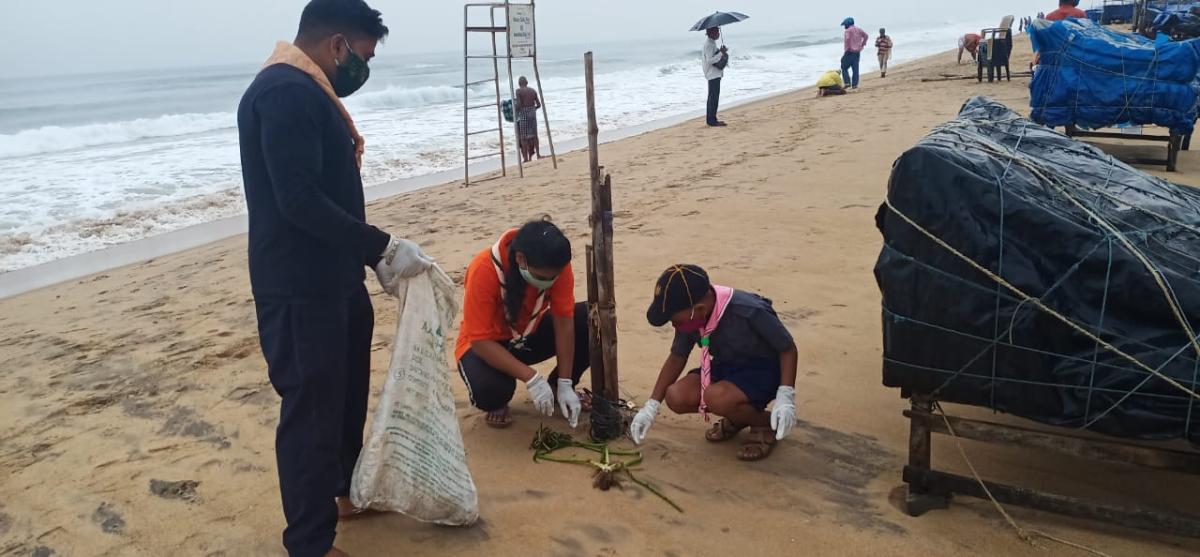 Beach Cleaning programme#2- International peace day