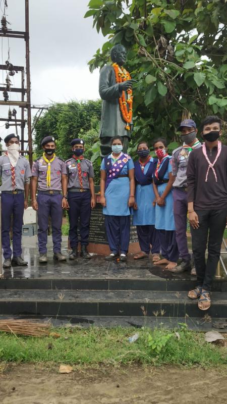 Gandhi jayanti celebration cycle rally corona warrior 2020.