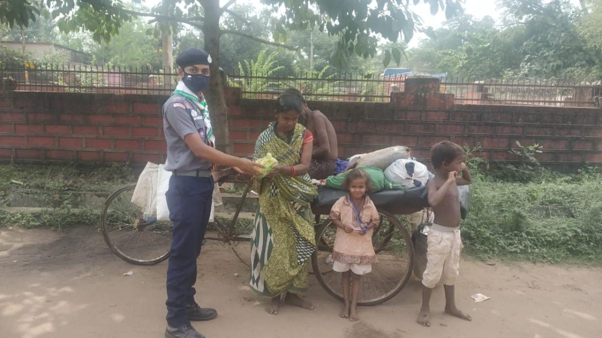 Prananath jayant celebration and food distribution