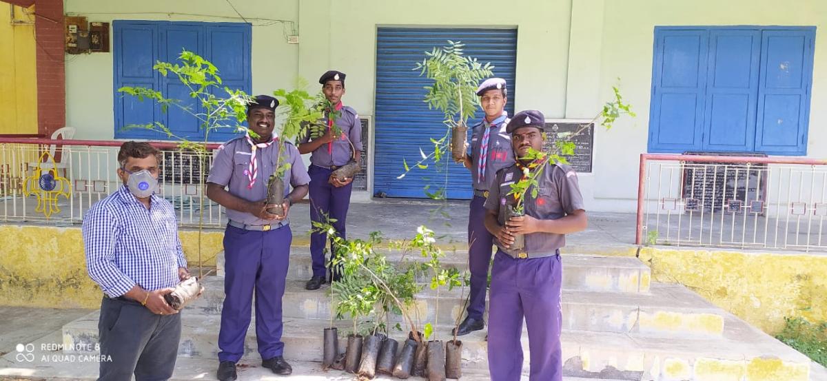 TREE PLANTING IN GANDI JAYANTHI