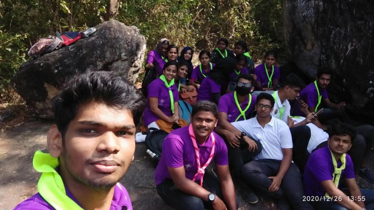 One day survival hike to hill forest