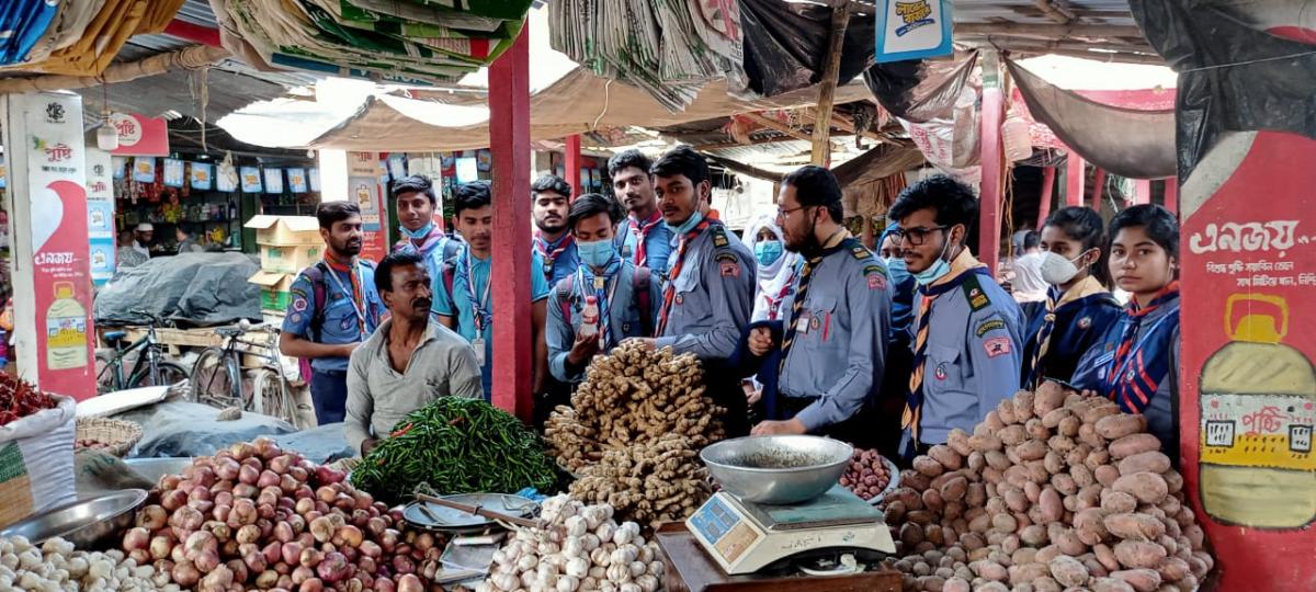 "প্লাস্টিক টাইড টার্নার চ্যালেঞ্জ ব্যাজ" কার্যক্রম -৬ (চ্যাম্পিয়ন পর্যায়)
