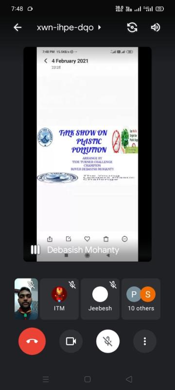 PTTC LEADER LEVEL 1- talk on Plastic Pollution