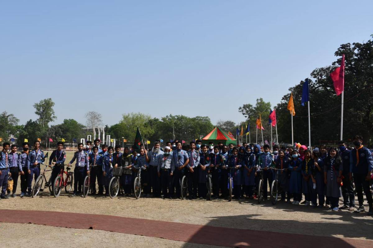 মহান স্বাধীনতা দিবসের সুবর্ণ জয়ন্তী ও ৫০ বছর পূর্তিতে বাংলাদেশ স্কাউটস, দিনাজপুর জেলা রোভার এর বিভিন্ন কার্যক্রম