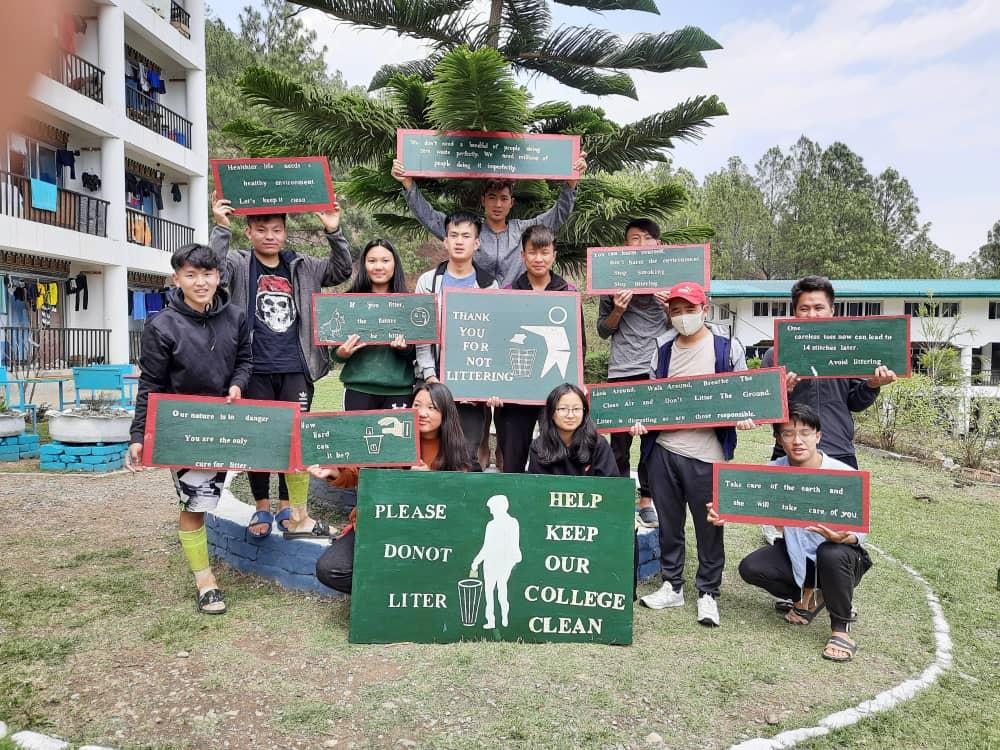 Awareness of keeping our surrounding clean is more important than action.