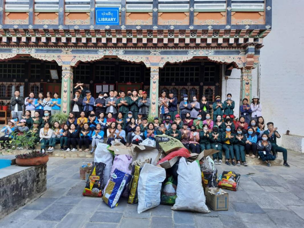 Marking zero waste hour through keeping our surrounding