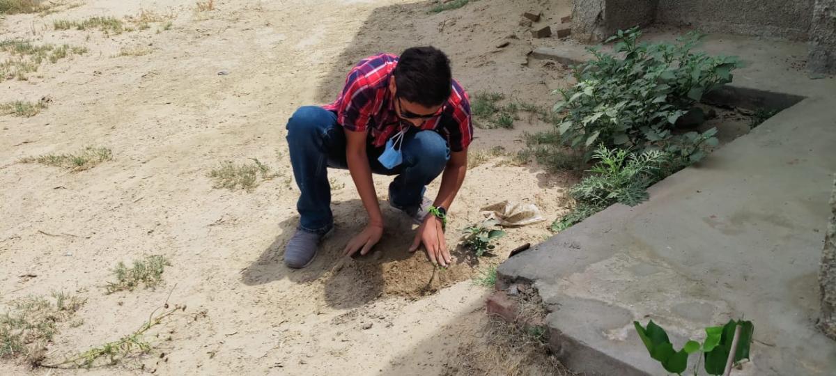 Inauguration day of Water/Food distribution point 