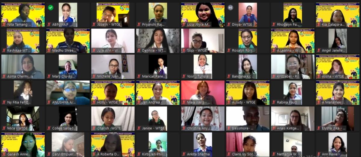 WAGGGS TEAM FOR GENERATION EQUALITY 