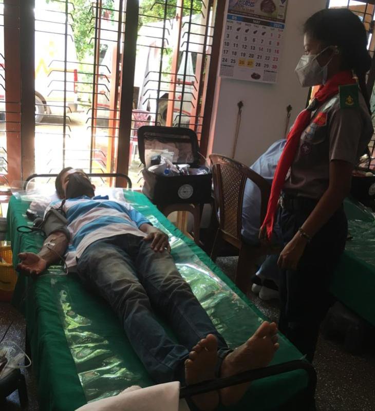 Blood Donetion campaign in Diurmpitiya, Avissawella, Srilanka . 