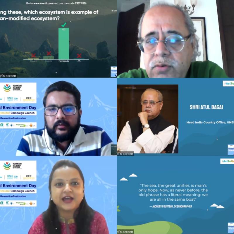  ACT TO RESTORE Campaign Launch on World Environment Day 2021 (CEE) 