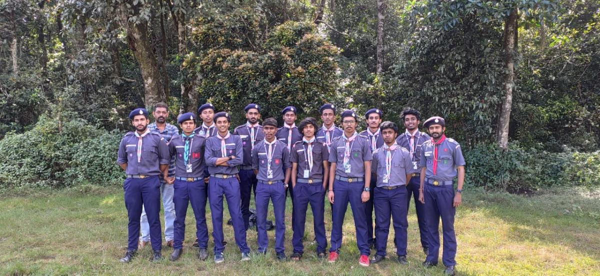 Trekking camp coordinated by Mafeking Rover Crew Wayanad 