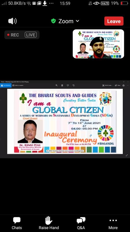 Arun kumar  Webinar on Iam a global Citizen 