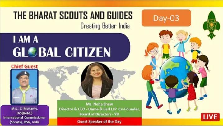 "I AM GLOBAL CITIZEN" THIRD DAY REPORT