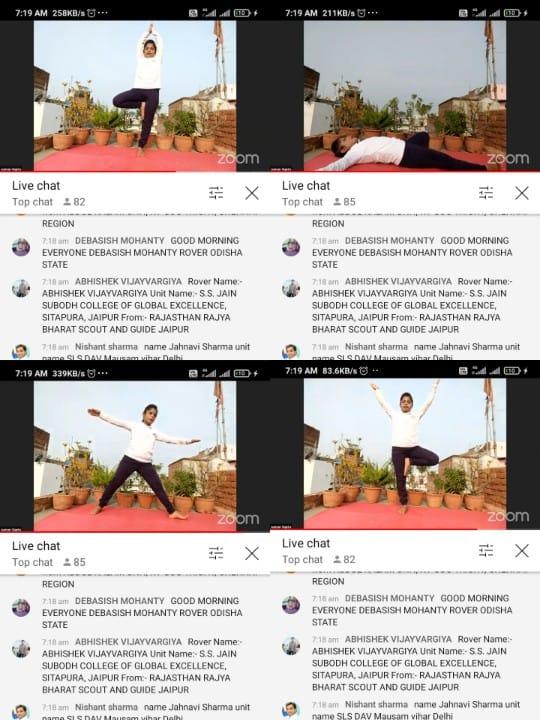 SANKALP 2.0 ACTIVITY YOGA WITH BSG