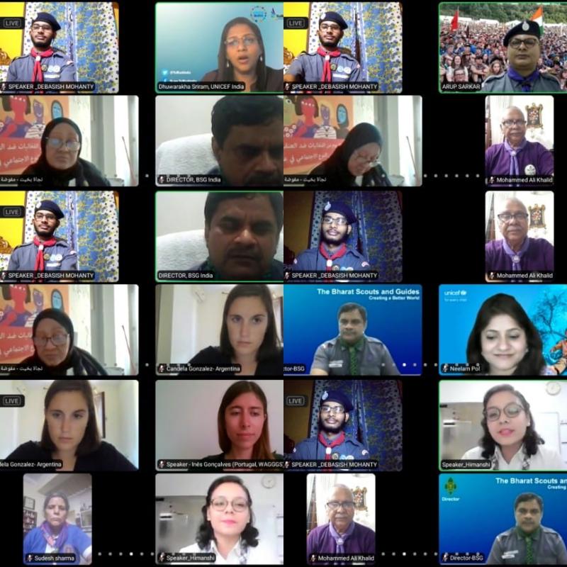 THE BHARAT SCOUTS AND GUIDES  UNICEF LAUNCH FOR SUSTAINABLE RESULT