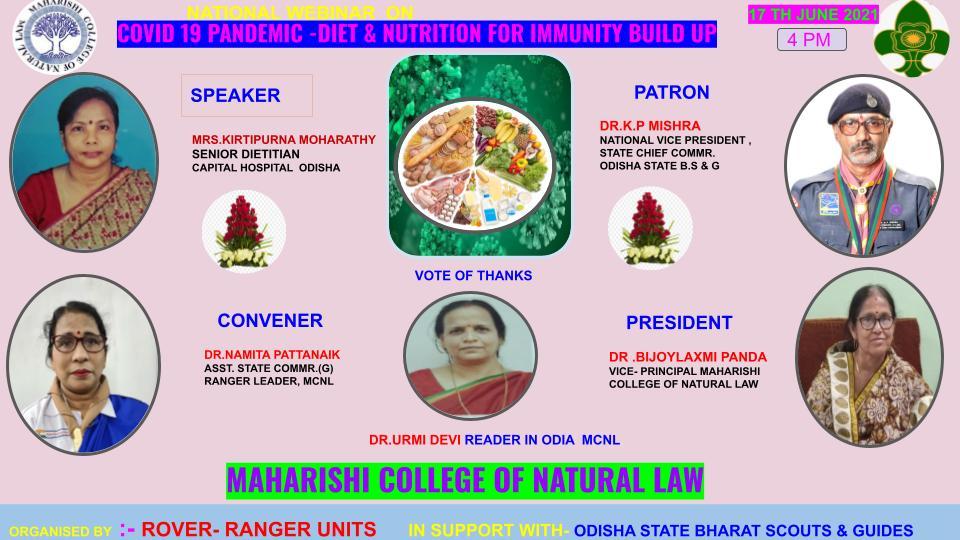 COVID-19 pandemic diet & nutrition for immunity build up